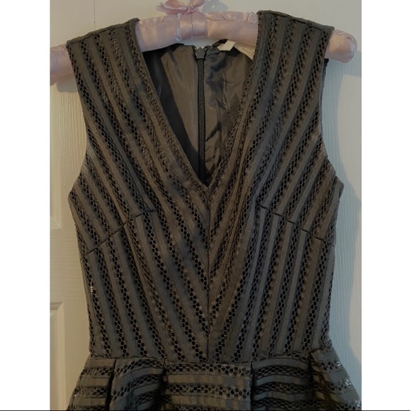 Fit and Flare Black Dress - Picture 2 of 3